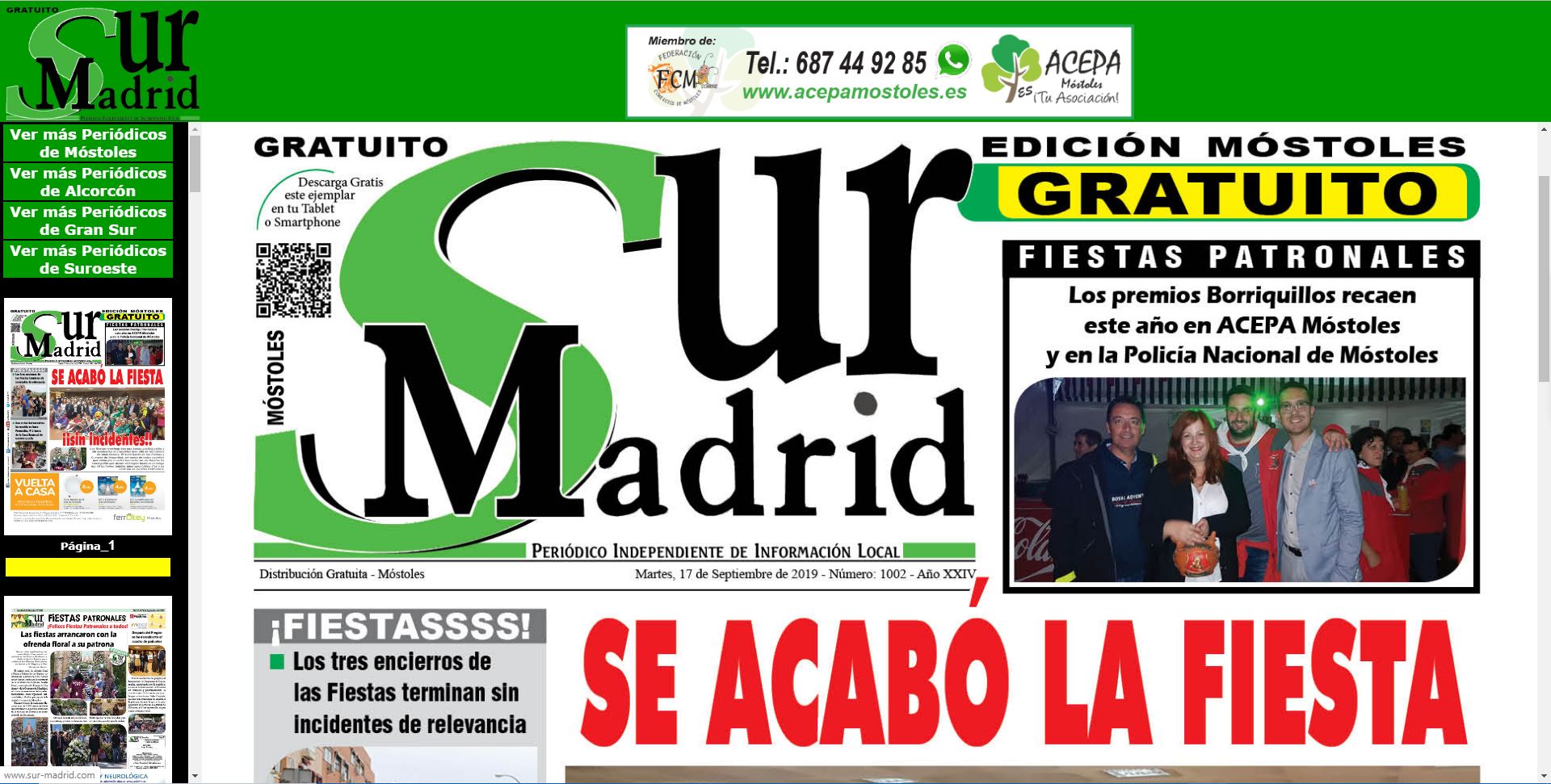 Sur-Madrid Prensa